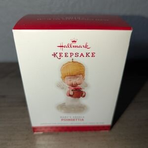 Hallmark Keepsake Mary's Angels POINSETTIA 2013